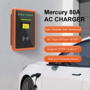 Smart 80A AC EV Charging Station – OCPP 1.6 Compatible for Home & Commercial Use