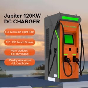 New Design DC EV Charger Commercial Chademo CCS1 CCS2 With Light Strip 120kW 150kW 180kW