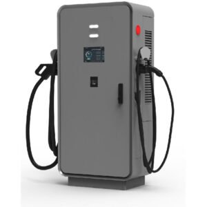82kW AC+DC Fast EV Charging Station Commercial EV Charger Dual-port Chademo CCS1 CCS2 TUV