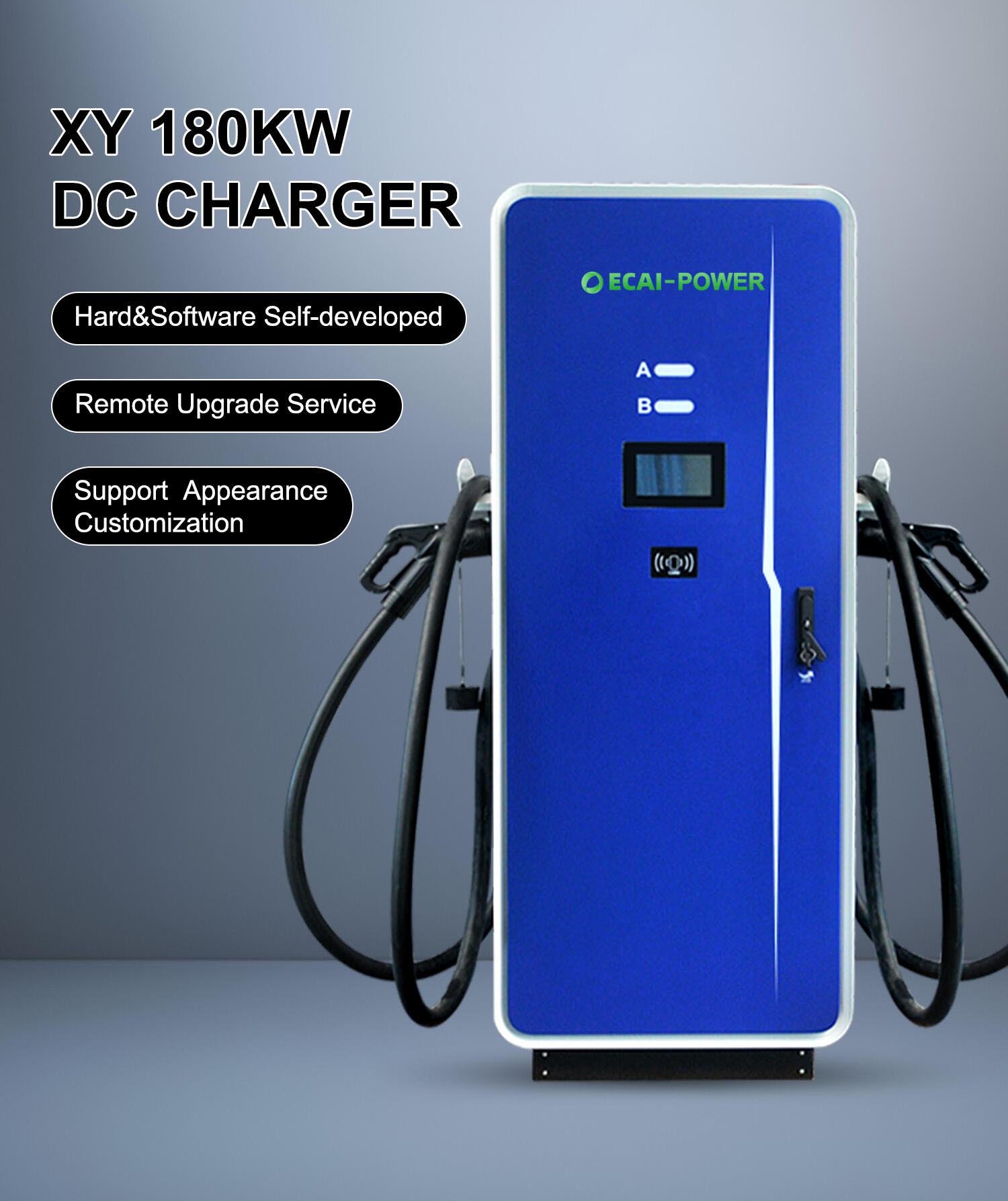 120kW EV Charging Station Floor Mounted DC EV Charger Chademo CCS GB/T OCPP TUV